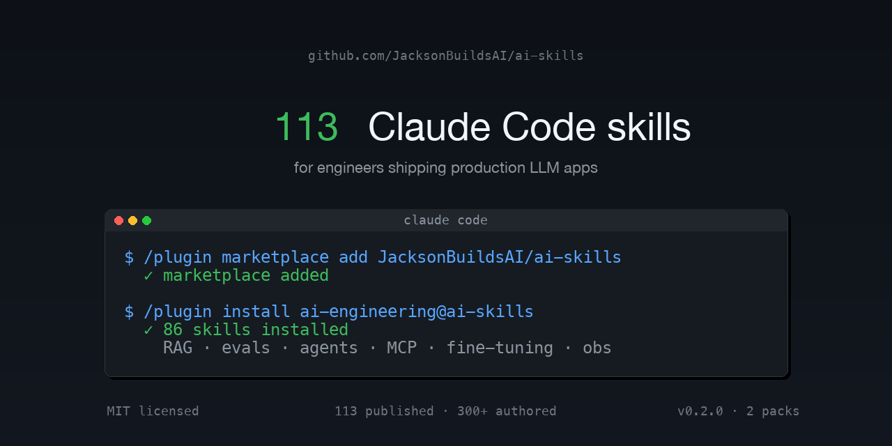 ai-skills repo preview